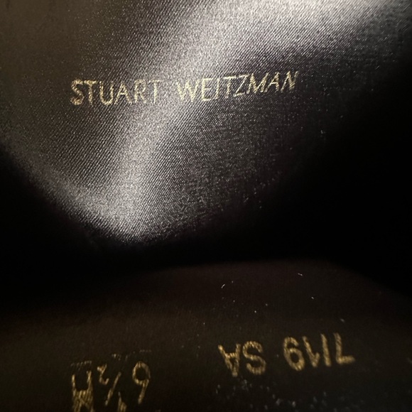 Stuart Weitzman Lesley 75 Tie Lace Over the knee suede boots RETAIL 798 - Picture 10 of 11